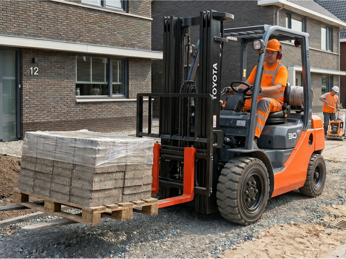 Heftruck met Chauffeur Huren | €750