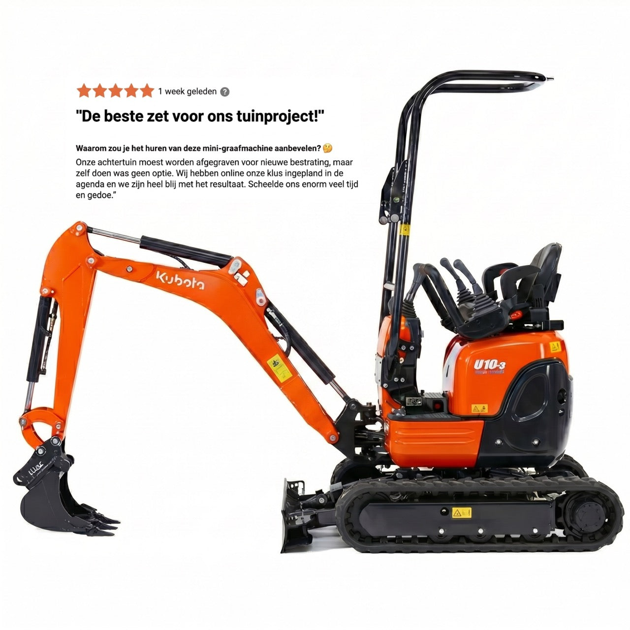 Tuin laten Afgraven met Graafmachine