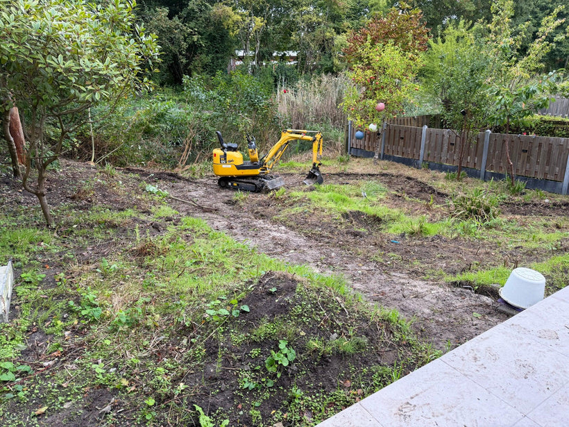 KLIC-melding en voorbereiding voordat tuin wordt uitgegraven
